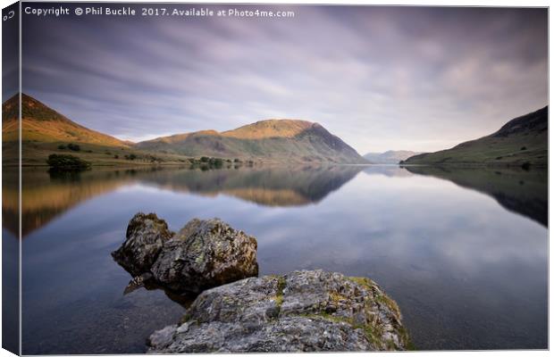 Mellbreak Fell Reflections Canvas Print by Phil Buckle