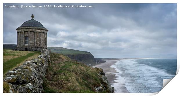 Mussenden Print by Peter Lennon