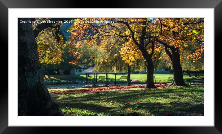Autumn Trees Framed Mounted Print by Lee Aron