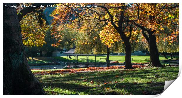 Autumn Trees Print by Lee Aron