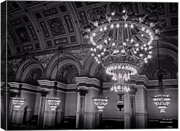 Chandeliers Canvas Print by David McCulloch