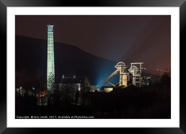 Lewis Merthyr Colliery  Framed Mounted Print by tony smith