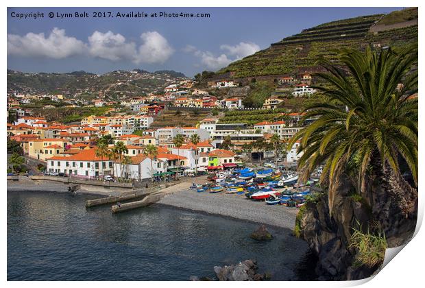 Camara de Lobos Madeira Print by Lynn Bolt