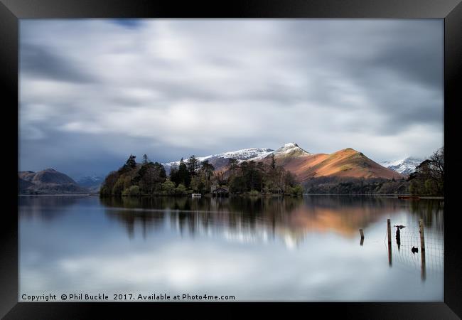 Derwent Isle and Cat Bells Framed Print by Phil Buckle