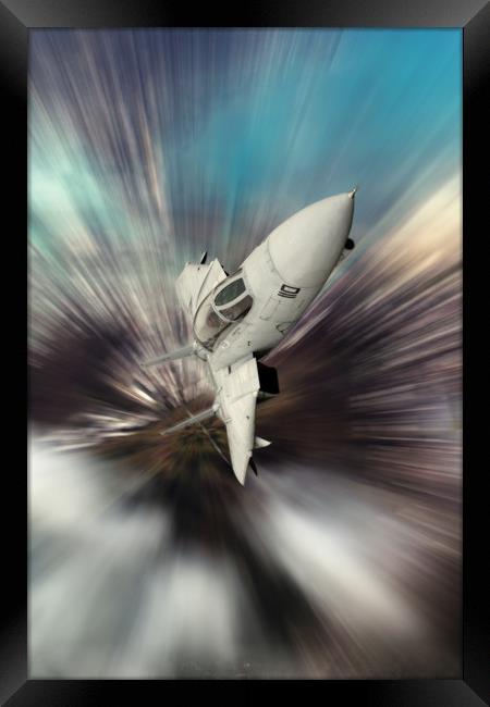 Top Gun Climb Framed Print by J Biggadike