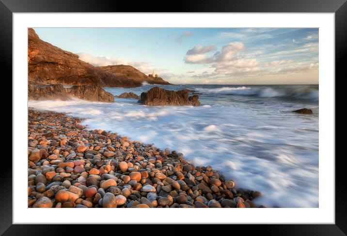 Bracelet Bay after the storm Framed Mounted Print by Leighton Collins