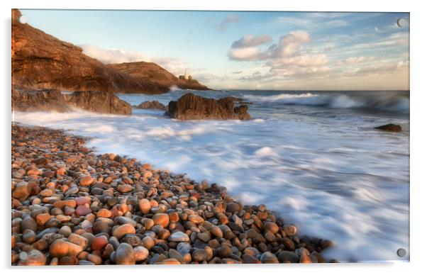 Bracelet Bay after the storm Acrylic by Leighton Collins