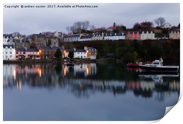 WATERSIDE HOMES Print by andrew saxton