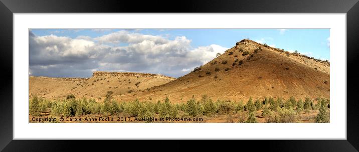The Great Wall of China, Flinders Ranges Framed Mounted Print by Carole-Anne Fooks
