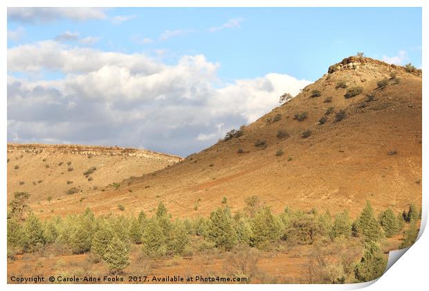 The Great Wall of China, Flinders Ranges Print by Carole-Anne Fooks