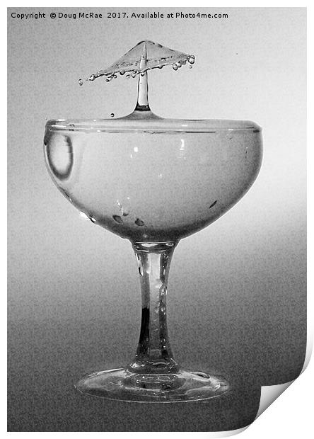 Cocktail Print by Doug McRae