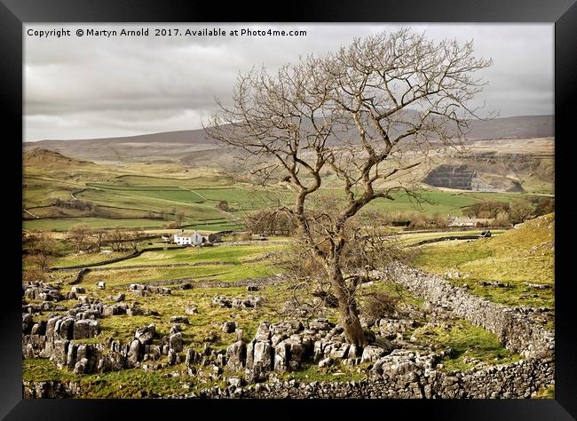 Yorkshire Dales Landscape Framed Print by Martyn Arnold