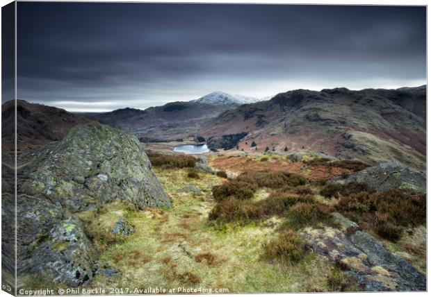 Side Pike Summit Canvas Print by Phil Buckle