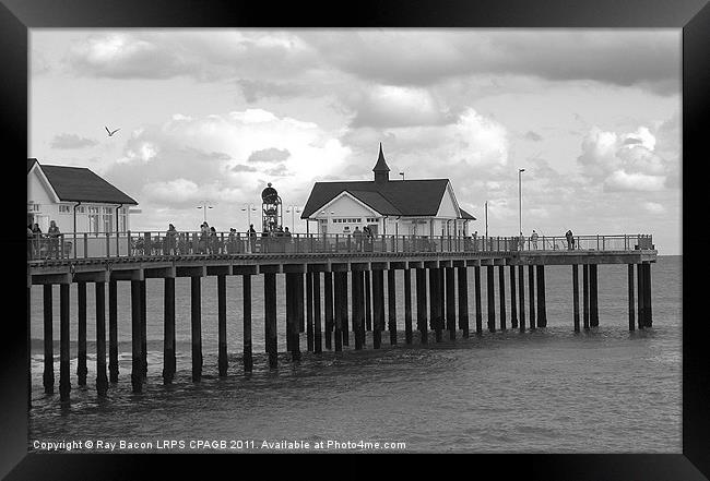 SOUTHWOLD PIER, SUFFOLK Framed Print by Ray Bacon LRPS CPAGB