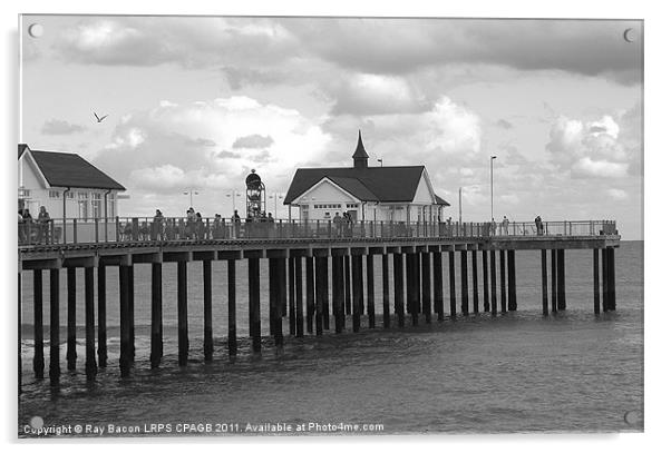 SOUTHWOLD PIER, SUFFOLK Acrylic by Ray Bacon LRPS CPAGB