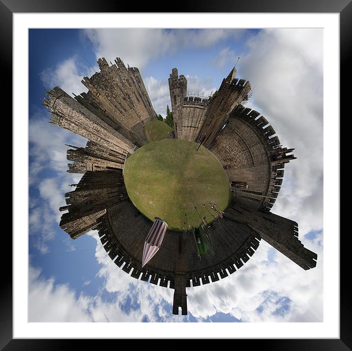 The world of Alnwick Castle Framed Mounted Print by Paul Davis