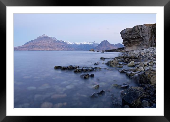 Dawn at Elgol Framed Mounted Print by Stephen Taylor