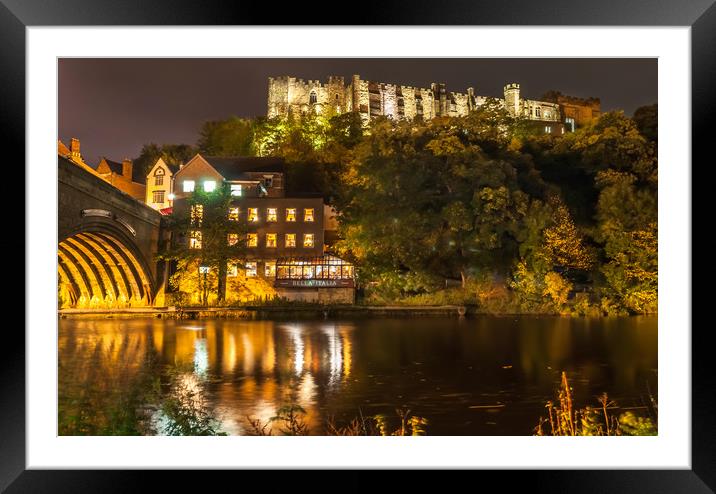 Castle by the Bridge Framed Mounted Print by Naylor's Photography