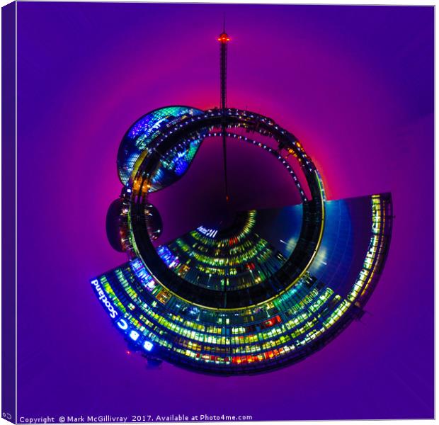 BBC Scotland and GSC Little Planet Canvas Print by Mark McGillivray