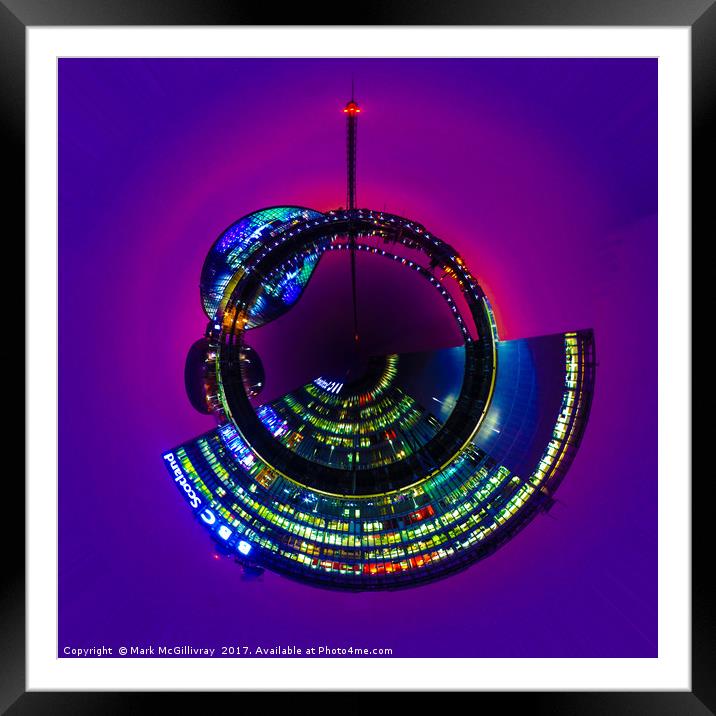BBC Scotland and GSC Little Planet Framed Mounted Print by Mark McGillivray