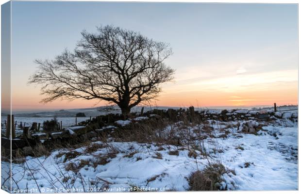 Winter in Yorkshire Canvas Print by Paul Chambers