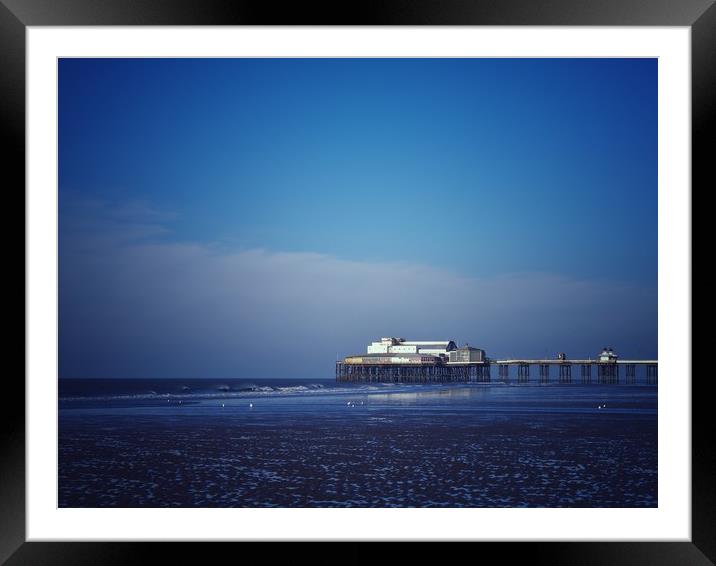 North Pier,Blackpool.        Framed Mounted Print by Victor Burnside