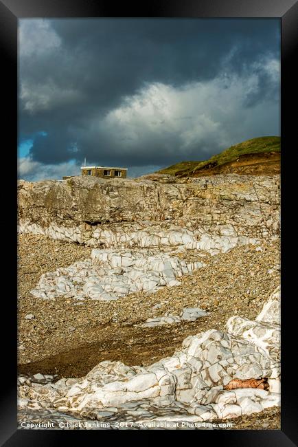 The Beach Ogmore by Sea Glamorgan Heritage Coast Framed Print by Nick Jenkins