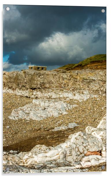 The Beach Ogmore by Sea Glamorgan Heritage Coast Acrylic by Nick Jenkins