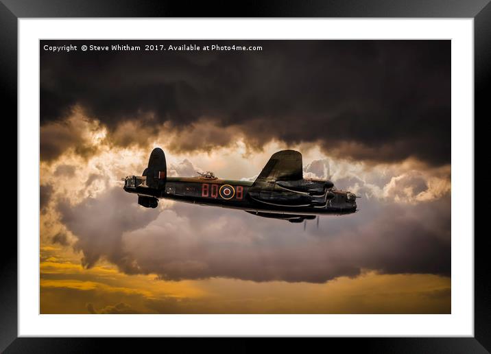Into the Storm. Framed Mounted Print by Steve Whitham