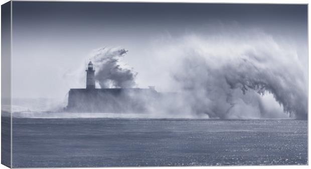 Newhaven Lighthouse Canvas Print by Ian Hufton