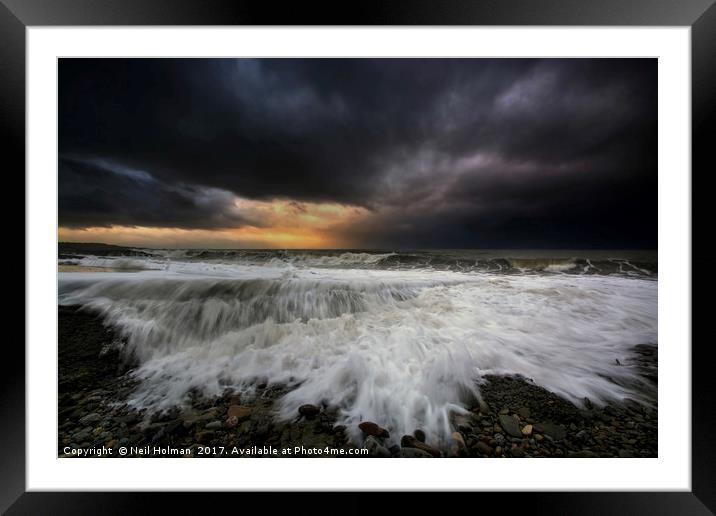 Ogmore by Sea  Framed Mounted Print by Neil Holman