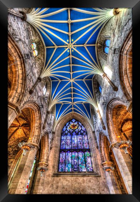 St Giles Edinburgh Cathedral Framed Print by David Pyatt