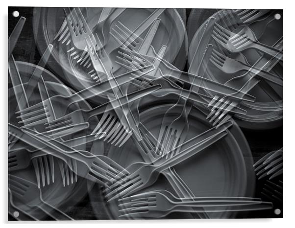 Forks Acrylic by Jean-François Dupuis