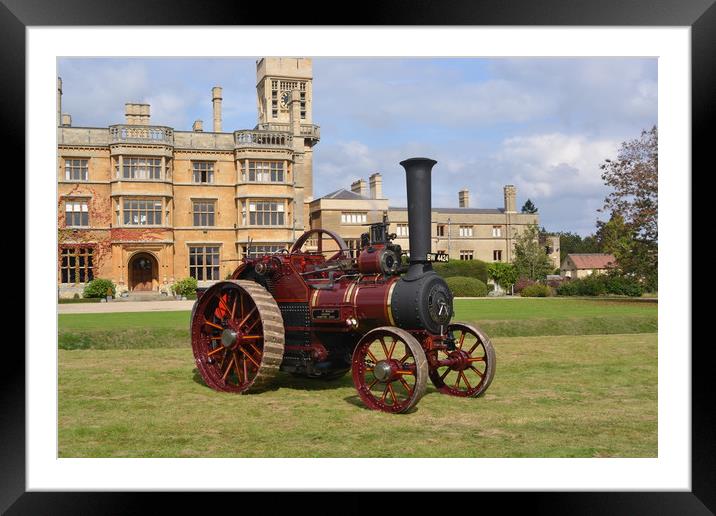 1899 Burrell Traction Engine Framed Mounted Print by Alan Barnes