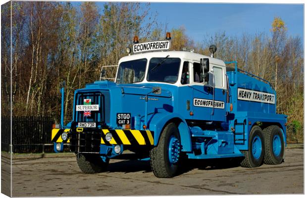 Scammell Contractor Canvas Print by Alan Barnes