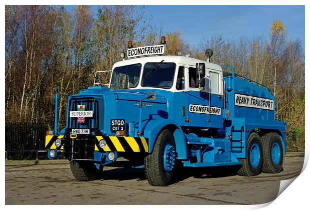 Scammell Contractor Print by Alan Barnes