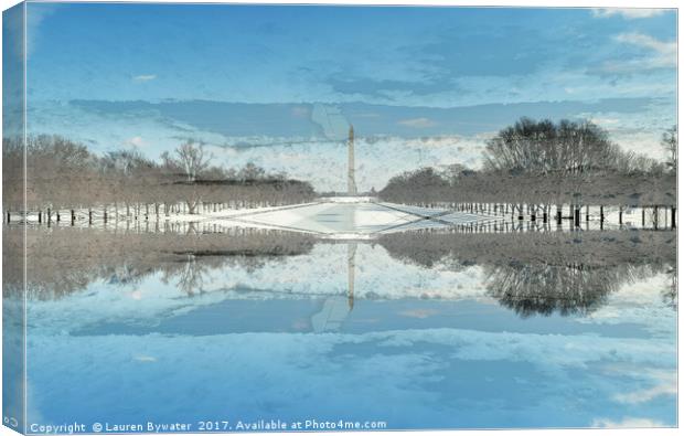 Washington D.C Canvas Print by Lauren Bywater