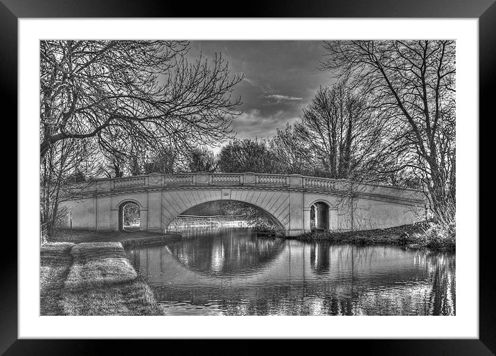 The Grove Bridge No 164 on G U Canal, Watford Framed Mounted Print by Chris Thaxter