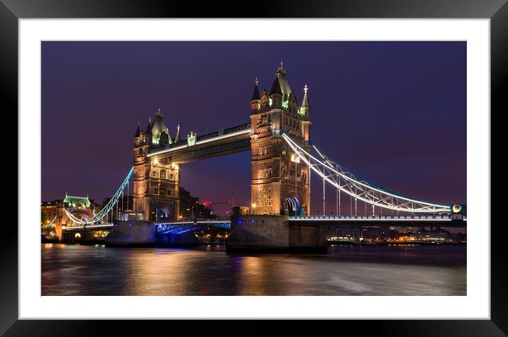 Tower Bridge London Framed Mounted Print by Dean Merry