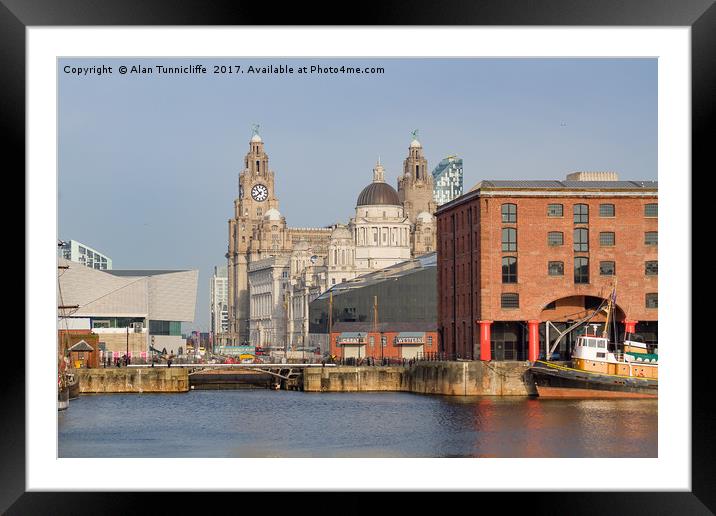 Majestic Liverpool Waterfront Framed Mounted Print by Alan Tunnicliffe