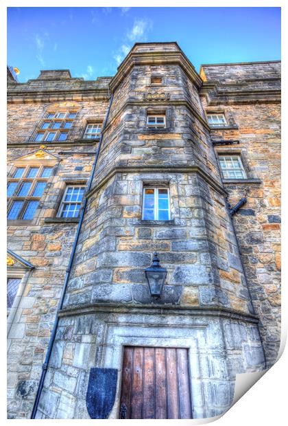 Edinburgh Castle Scotland Print by David Pyatt