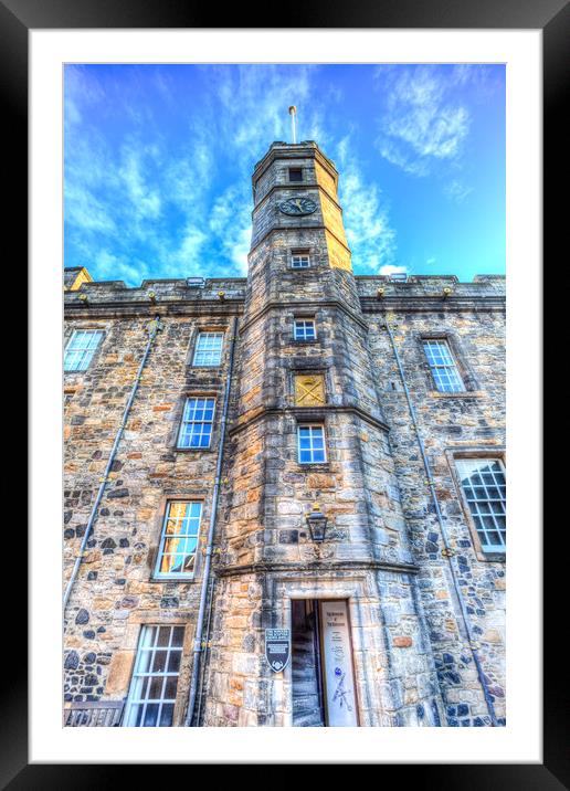 Edinburgh Castle  Framed Mounted Print by David Pyatt