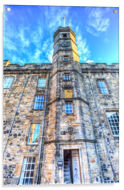 Edinburgh Castle  Acrylic by David Pyatt