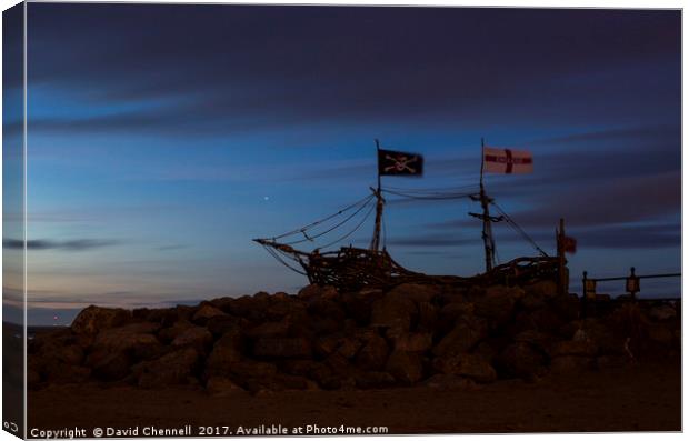 Blue Hour Grace Darling Canvas Print by David Chennell
