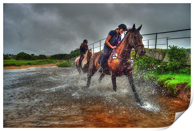 Water Horses HDR Print by Rob Hawkins