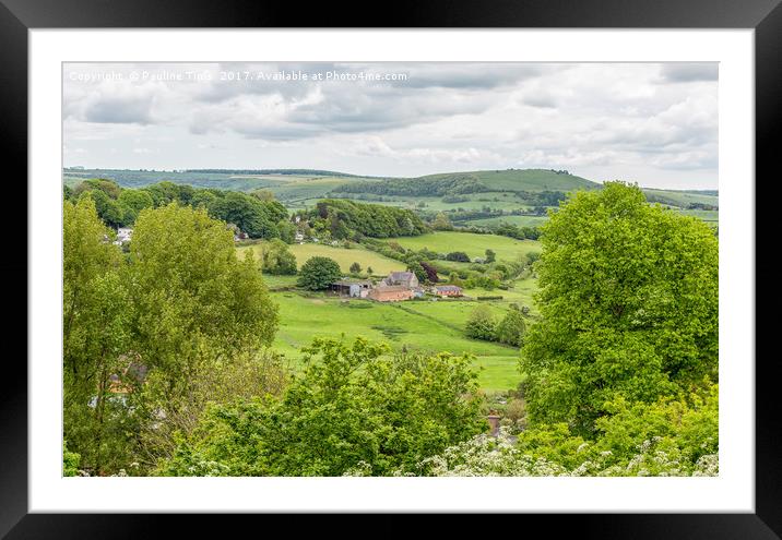 Shaftesbury Dorset , Uk Framed Mounted Print by Pauline Tims