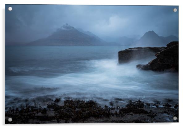 Elgol  Acrylic by James Grant