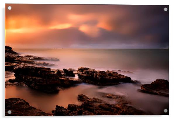  Sunset at Westpoint - Tasmania - Australia        Acrylic by imi koetz