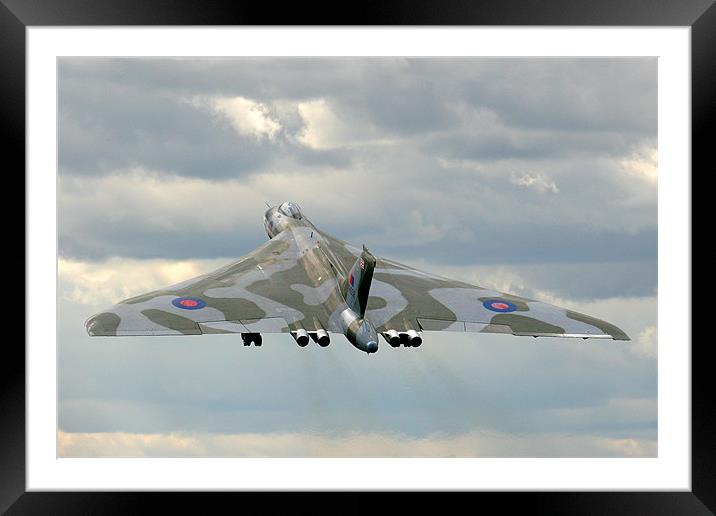 Vulcan To The Skies Framed Mounted Print by Oxon Images