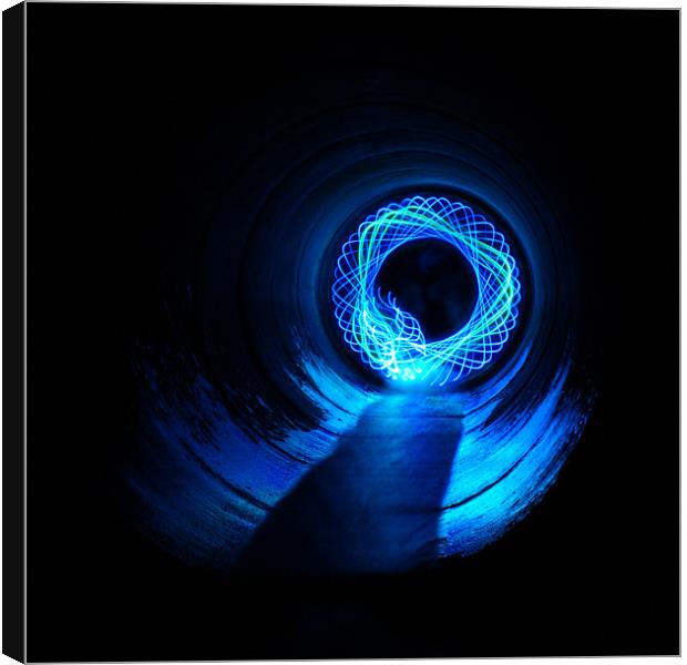 The Blue Warp Canvas Print by George Young